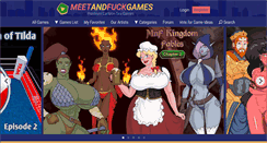 Desktop Screenshot of meetandfuckgames.com