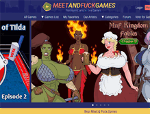 Tablet Screenshot of meetandfuckgames.com